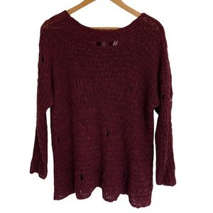 Millau (LF) distressed oversized sweater